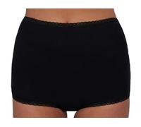Ladies Incontinence Briefs with Pad Absorbent Washable Incontinence Pants Women's Black and White Underwear Comfort & Confidence High Waist Leak-Proof Sizes S-3XL (M, Black)