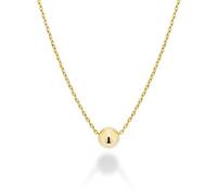 ladies jewellery 925 Sterling Silver Italian 5mm Slide Bead Pendant Necklace for Women Teens 18, 20 Inch Chain Made in Italy necklace