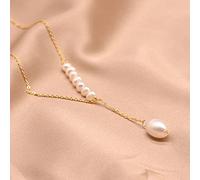 ladies jewellery 925 Sterling Silver Natural Fresh Water Pearl Handmade Pendant Necklace For Women Fine Jewelry Choker necklace