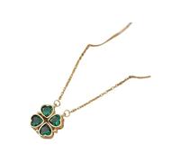 ladies jewellery Accessorie Lucky Heart Necklace For Women, Retro Lucky Four Leaf Eternal Love Necklace, Love Heart Pendant Necklace, Heart Necklace, 4 Heart Necklace necklace