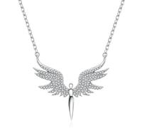 ladies jewellery accessories Wings Pendant Necklaces Women Jewelry - Guardian For Girls, Sterling Silver Angel Necklace necklace