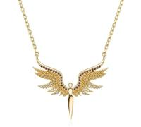 ladies jewellery accessories Wings Pendant Necklaces Women Jewelry - Guardian For Girls, Sterling Silver Angel Necklace necklace