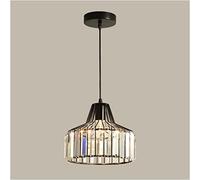 ladies jewellery Ceiling Pendant Light,Chandeliers LED Metal Crystal Single Head Chandelier Black,Light necklace