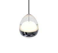 ladies jewellery chandelier Creative Pendant Lamp,Hanging Light with Three Color Adjustable Led Light Sources,Iron-Aluminum-Acrylic Transparent Water Drop Chandelier,Lighting Fixtures for Bedside Bar