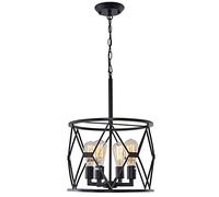 ladies jewellery Chandelier, Iron Art Industrial Pendant Lighting Lighting Light Fixture V-intage Chandelier 1-Light Adjustable Rope Hanging Lamp for Bedroom Kitchen Cafe necklace