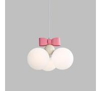 ladies jewellery Cream Wind Nordic Globe Bedside Pendant Light Minimalist White Bedroom Children's Room Hanging Lamp Mid Century Nordic Kitchen Island Chandelier For Living Room Dining Room Bar