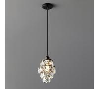 ladies jewellery Crystal Kitchen Island Pendant Light Nordic Creativity Single Head Bedroom Bedside Hanging Lamp Mid Century Dining Room Chandelier For Living Room Bar Counter Study Dining Table