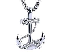 ladies jewellery Girls accessories For Men And Women, Sword Retro Halloween Head Skull Caribbean Pirate Anchor Necklace Birthday necklace