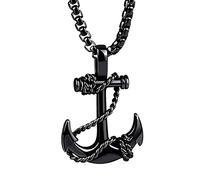 ladies jewellery Girls accessories For Men And Women, Sword Retro Halloween Head Skull Caribbean Pirate Anchor Necklace Birthday necklace