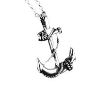 ladies jewellery Girls accessories For Men And Women, Sword Retro Halloween Head Skull Caribbean Pirate Anchor Necklace Birthday necklace