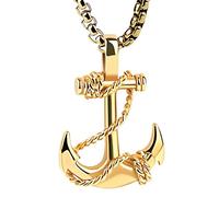 ladies jewellery Girls accessories For Men And Women, Sword Retro Halloween Head Skull Caribbean Pirate Anchor Necklace Birthday necklace