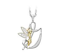 ladies jewellery Girls accessories For Women, Lovely Crystal A B C D E F G H Letters Flower Necklaces, Necklace, Fairy Tinkerbell Jewelry Birthday Gift necklace