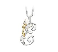 ladies jewellery Girls accessories For Women, Lovely Crystal A B C D E F G H Letters Flower Necklaces, Necklace, Fairy Tinkerbell Jewelry Birthday Gift necklace