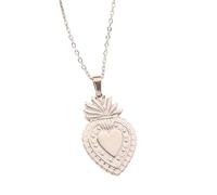 ladies jewellery Girls accessories Gothic Catholic Women Men, Of - Vintage Sacred Pendant, Jesus Heart Necklace For Christmas necklace