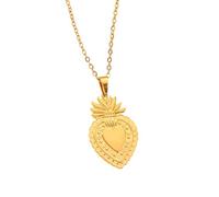 ladies jewellery Girls accessories Gothic Catholic Women Men, Of - Vintage Sacred Pendant, Jesus Heart Necklace For Christmas necklace