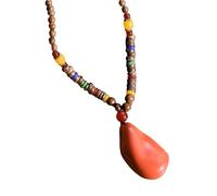 ladies jewellery Girls accessories Hippie And Men, Peace Pendant Necklace Aesthetic Tassel Vintage Wooden Beads Bohemia Sweater Chain, Long Necklaces For Women Boho, Grunge necklace
