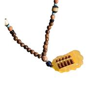 ladies jewellery Girls accessories Hippie And Men, Peace Pendant Necklace Aesthetic Tassel Vintage Wooden Beads Bohemia Sweater Chain, Long Necklaces For Women Boho, Grunge necklace