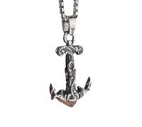 ladies jewellery Girls Pirate For Men And Women, Chain Pirates Of The Caribbean Sailor Anchor Pendant Jewelry, Skull Necklace Jack Sparrow Accessories Birthday necklace
