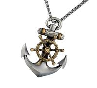 ladies jewellery Girls Pirate For Men And Women, Chain Pirates Of The Caribbean Sailor Anchor Pendant Jewelry, Skull Necklace Jack Sparrow Accessories Birthday necklace