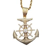 ladies jewellery Girls Pirate For Men And Women, Chain Pirates Of The Caribbean Sailor Anchor Pendant Jewelry, Skull Necklace Jack Sparrow Accessories Birthday necklace