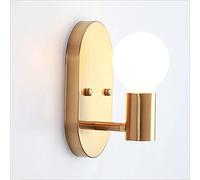 ladies jewellery Gold Retro Indoor Bedroom Bedside Lamp Light - Oval Sconce Metal Iron Art Simple Modern Aisle Corridor Wall Lamp,Chandelier Ceiling Fixtures teen girl gifts