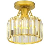 ladies jewellery Indoor Lighting Mid Century Creativity Gold Bedroom Ceiling Light Nordic Crystal Hallway Ceiling Lamp Minimalist Kitchen Island Small Pendant Light For Entryway Study Aisle Stairs