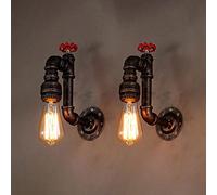 ladies jewellery Industrial Lamp, Antique Metal Water Pipe Sconces Set of 2, Farmhouse Lighting Fixture, V-intage Sconce Lights for Bar Corridor Balcony Cafe,Indoor Wall Light teen girl gifts