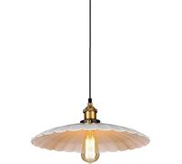 ladies jewellery Japanese Dining Room Pendant Light Vintage Industrial Metal Pendant Lamp Scalloped Shade Hanging Lamp Mid Century Cafe Chandelier For Kitchen Island Bar Counter Living Room necklace