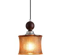 ladies jewellery Japanese Vintage Walnut Bedroom Pendant Light Minimalist Green Glass Dining Room Hanging Lamp Mid Century Nordic Kitchen Island Chandelier For Bedside Bar Counter Living Room Cafe