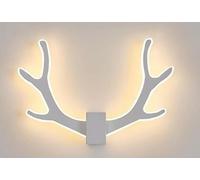 ladies jewellery lamp, LED Lamps Living Room Bedroom Bedside White Sconce Circle Antlers Aisle Corridor Modern Lighting Fixture,Indoor Wall Light Color Typei, teen girl gifts
