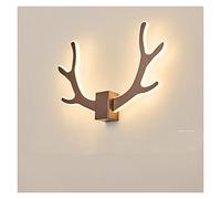 ladies jewellery lamp, LED Lamps Living Room Bedroom Bedside White Sconce Circle Antlers Aisle Corridor Modern Lighting Fixture,Indoor Wall Light Color Typeh, teen girl gifts