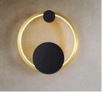 ladies jewellery Led Modern Sconce, Metal Silica Gel Non dimmable Lights, Unique Style 14W Indoor Lamp, Abstract Geometry Lighting,Indoor Wall Light (Color Gold, Size : Tricolor teen girl gifts