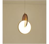 ladies jewellery Mid Century Nordic Black Walnut Bedside Pendant Light Creative Kitchen Island Hanging Lamp Home Decoration Minimalist Dining Room Chandelier For Bedroom Living Room Bar Counter