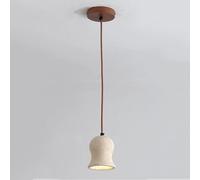 ladies jewellery Retro Yellow Travertine Bedside Pendant Light Nordic Kitchen Island Hanging Lamp Mid Century Japanese Dining Room Chandelier For Bar Counter Living Room Dining Table necklace