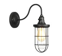 ladies jewellery Rural Single Head Grapefruit lamp, Gooseneck Black Industrial V-intage Iron Sconces, for Bedroom Bedside Living Room Road After The Balcony,Indoor Wall Light (Colo teen girl gifts