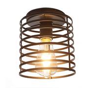 ladies jewellery Wall Sconce Light, Farmhouse Chandelier Industrial V-intage Semi Flush Mount Ceiling Lighting,Retro Pendant Lamp Metal Black Shape Base,Wall Sconce Downlight Iron Cage Living Room