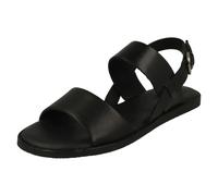 Clarks Women's 261586794 Sandal, Black (Black Leather), 6 UK