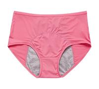 Ladies Knickers eriod Pants Heavy Flow Womens Leak Proof anties Cotton Menstrual Underwear Leakproof Brief Bottoms Menstrual For Teens Girls And Women Underwear (Watermelon Red, XXXL)
