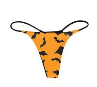 Ladies Knickers G String Thongs For Women Sexy Print Low Rise Underwear For Ladies Panties Vibrating Pantie's with Control (Watermelon Red, M)