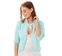 Ladies Knitted Bed Jackets | Stylish & Comfortable Traditional Bed Jackets by Lady Olga Green OS (16-18)