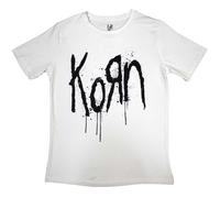 Rock Off officially licensed products Korn Still A Freak Womens Skinny Fit T Shirt M White