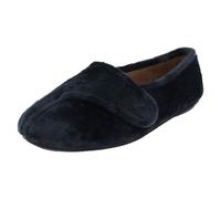 LADIES CLARKS WAVE STIR SLIP ON HOOK & LOOP INDOOR WARM WINTER SLIPPERS SIZE