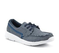Pavers Women's ' Lace-Up Moccasins in Navy | Size: 7 Pavers Navy 7