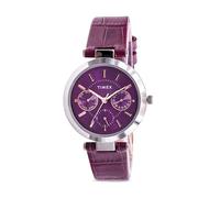 Ladies Leather Multifunction Watch by Timex