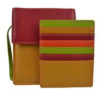 Ladies Leather Neck Purse/Cross Body BAG by Golunski Graffiti Gift Boxed (Spice)