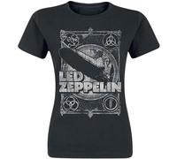 Ladies Led Zeppelin Vintage Print Lz1 Official Tee T-Shirt Womens