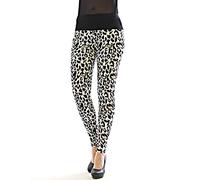 Ladies' Leggings Long High Waist Trousers Opaque Leo Leopard Leggings Animal Pattern - wildkatze-7, M