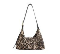Ladies' Leopards Pattern Shoulder Bag Stylish Slouchy Bag Shoulder Purse with Spaicous Space for Various Occasion
