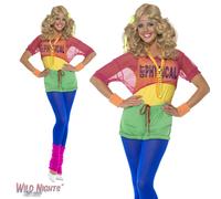 Ladies Lets Get Physical Costume 1980s
