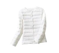 Ladies Lightweight Puffer Jacket Packable Down Jacket Women Ladies Quilted Jackets Puffer Coats for Women Quilted Jacket Womens Puffer Jackets Ladies Puffer Coat for Women Womens Down Jacket White M